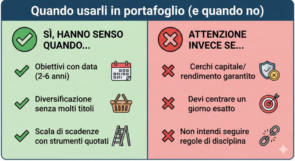 ETF obbligazionari a scadenza: come funzionano e quando usarli
