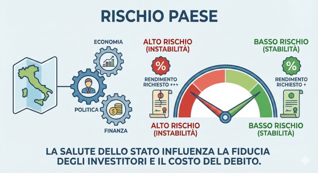 Solo BTP in portafoglio? Il Rischio Paese: cos’è, perché conta e come gestirlo