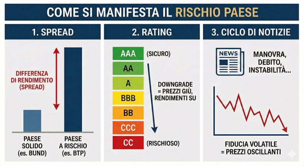 Solo BTP in portafoglio? Il Rischio Paese: cos’è, perché conta e come gestirlo